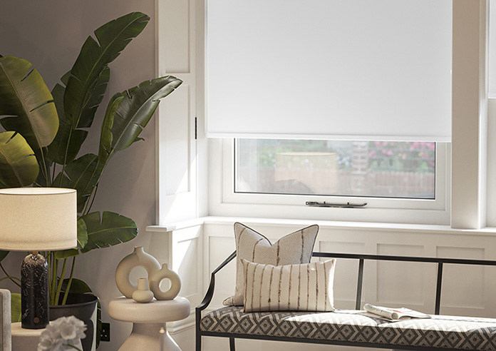 Trinity (Blackout), White - Roller Blind - Image 5